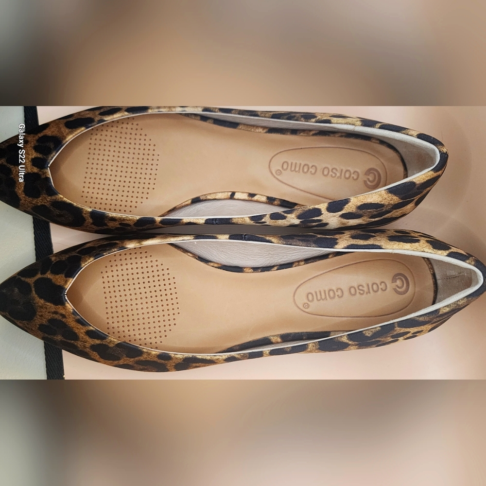 Corso como women’s Animal Print ballet flats
